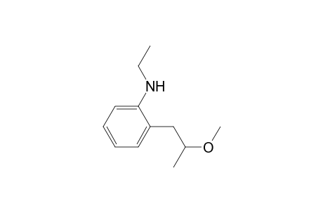 Benzenamine, N-ethyl-2-(2-methoxypropyl)-