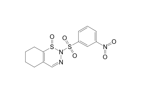 2-(3-NITROBENZENESULFONYL)-5,6,7,8-TETRAHYDRO-2H-1,2,3-BENZOTHIADIAZINE-1-OXIDE