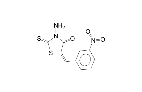 3-amino-5-(3-nitrobenzylidene)-2-thioxo-1,3-thiazolidin-4-one