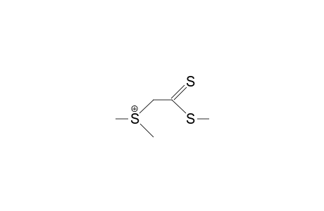 (Methyldithiocarbonyl-methyl)-dimethylsulfonium cation