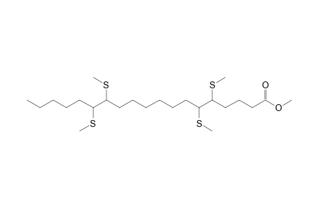 Methyl 5,6,13,14-tetrakis(methylthio)-nonadecanoate