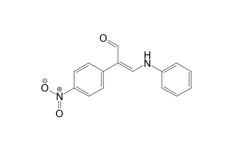 Benzeneacetaldehyde, 4-nitro-.alpha.-[(phenylamino)methylene]-