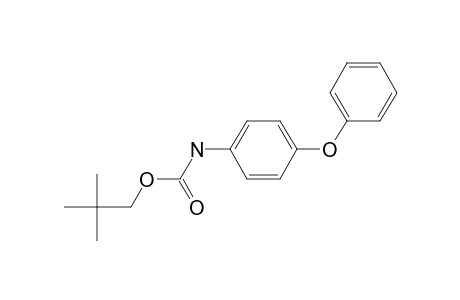 Carbonic acid, monoamide, N-(4-phenoxyphenyl)-, neopentyl ester