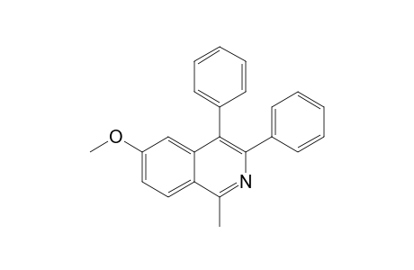 6-Methoxy-1-methyl-3,4-diphenylisoquinoline