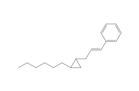 trans-1-(E)-3-Phenyl-2-propenyl)-2-hexylcyclopropane