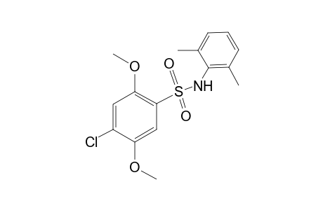 4-Chloro-N-(2,6-dimethylphenyl)-2,5-dimethoxybenzene-1-sulfonamide