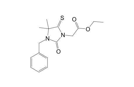 (3-BENZYL-4,4-DIMETHYL-2-OXO-5-THIOXO-IMIDAZOLIDIN-1-YL)-ACETIC-ACID-ETHYLESTER
