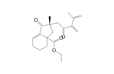 (2S)-Ethyl 2-methyl-2-(4-methyl-3-methylene-2-oxopent-4-en-1-yl)-1-oxo-1,2,3,4,5,6-hexahydro-3aH-indene-3acarboxylate