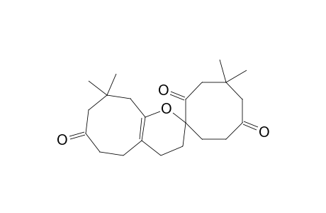 7',7',9,9-tetramethylspiro[3,4,5,6,8,10-hexahydrocycloocta[b]pyran-2,2'-cyclooctane]-1',5',7-trione