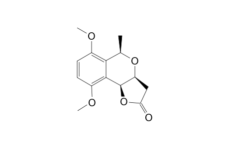 (3AS,5R,9BS)-6,9-DIMETHOXY-5-METHYL-3,3A,5,9B-TETRAHYDRO-2H-FURO-[3,2-C]-ISOCHROMEN-2-ONE