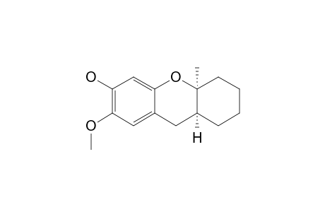 (8aS,10aS)-2-methoxy-10a-methyl-5,6,7,8,8a,9-hexahydroxanthen-3-ol
