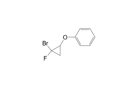 Benzene, [(2-bromo-2-fluorocyclopropyl)oxy]-