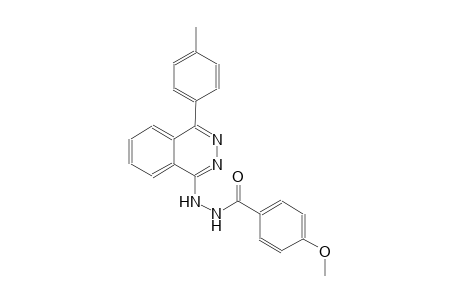 4-methoxy-N'-[4-(4-methylphenyl)-1-phthalazinyl]benzohydrazide