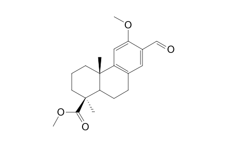 (1S,4aS)-7-formyl-6-methoxy-1,4a-dimethyl-2,3,4,9,10,10a-hexahydrophenanthrene-1-carboxylic acid methyl ester