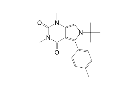 6-tert-butyl-1,3-dimethyl-5-(4-methylphenyl)-1H-pyrrolo[3,4-d]pyrimidine-2,4(3H,6H)-dione
