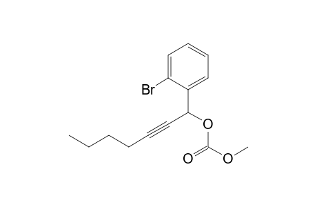 1-(2-bromophenyl)hept-2-ynyl methyl carbonate