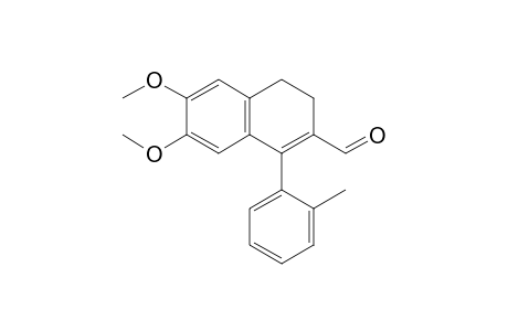 6,7-Dimethoxy-1-(o-tolyl)-3,4-dihydronaphthalene-2-carboxaldehyde