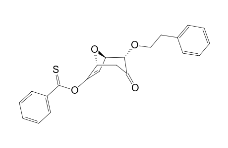 [(1R,2S,5R )-3-Oxo-2-(phenylethoxy)-8-oxabicyclo[3.2.1]oct-6-en-6-yl] benzenecarbothioate