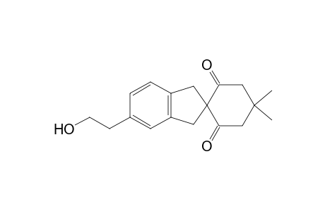 Spiro[cyclohexane-1,2'-[2H]indene]-2,6-dione, 1',3'-dihydro-5'-(2-hydroxyethyl)-4,4-dimethyl-