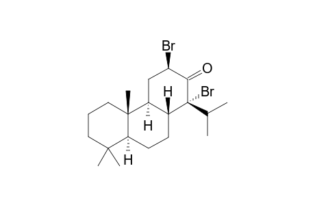 12.beta.,14.alpha.-Dibromo-totaran-13-one