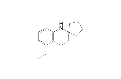 5-Ethyl-4-methyl-spiro[3,4-dihydro-1H-quinoline-2,1'-cyclopentane]