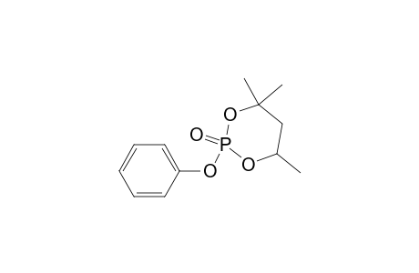 1,3,2-Dioxaphosphorinane, 4,4,6-trimethyl-2-phenoxy-, 2-oxide