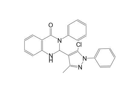 2-(5-chloro-3-methyl-1-phenyl-1H-pyrazol-4-yl)-3-phenyl-2,3-dihydro-4(1H)-quinazolinone
