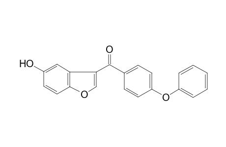 (5-hydroxy-1-benzofuran-3-yl)-(4-phenoxyphenyl)methanone