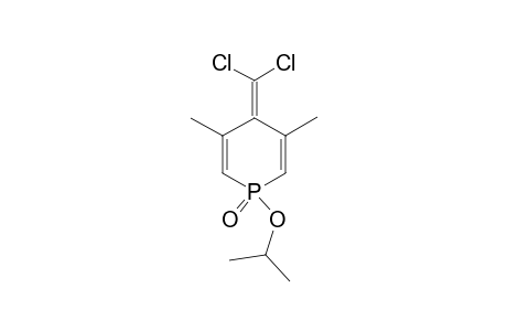 4-Dichloromethylene-1,4-dihydro-3,5-dimethyl-1-(2-propoxy)phosphinine 1-Oxide