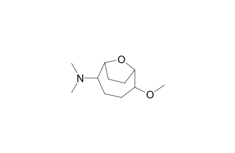 exo-5-dimethylamino-endo-2-methoxy-9-oxabicyclo(4.2.1)nonane