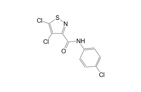 4,5-dichloro-N-(4-chlorophenyl)-3-isothiazolecarboxamide
