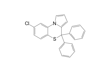 8-chloranyl-4,4-diphenyl-pyrrolo[2,1-c][1,4]benzothiazine