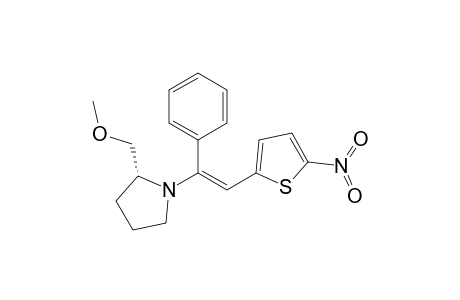 (2R)-2-(methoxymethyl)-1-[(E)-2-(5-nitro-2-thienyl)-1-phenyl-vinyl]pyrrolidine