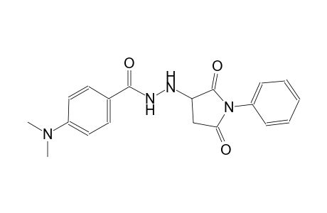 4-(dimethylamino)-N'-(2,5-dioxo-1-phenyl-3-pyrrolidinyl)benzohydrazide