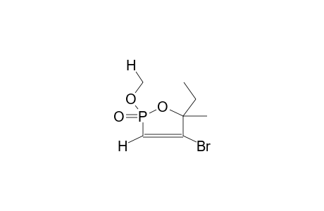 2-OXO-2-METHOXY-4-BROMO-5-ETHYL-5-METHYL-1,2-OXAPHOSPHOL-3-ENE