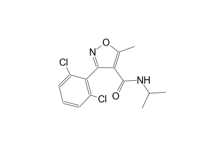 3-(2,6-dichlorophenyl)-N-isopropyl-5-methyl-4-isoxazolecarboxamide