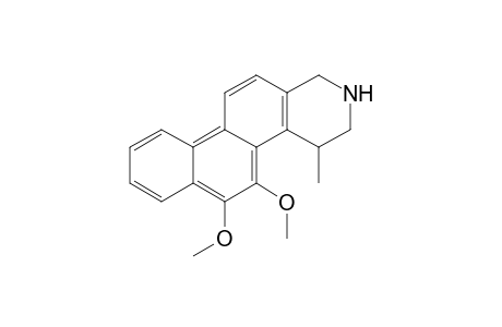 4-Methyl-5,6-dimethoxy-1,2,3,4-tetrahydronaphtho[2,1-f]isoquinoline