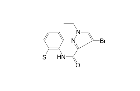 4-bromo-1-ethyl-N-[2-(methylsulfanyl)phenyl]-1H-pyrazole-3-carboxamide
