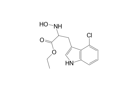 Tryptophan, 4-chloro-N-hydroxy-, ethyl ester