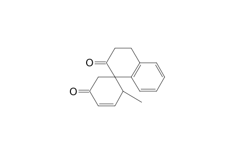 Spiro[2-methylcyclohex-3-en-5-one1,2'-tetralone]