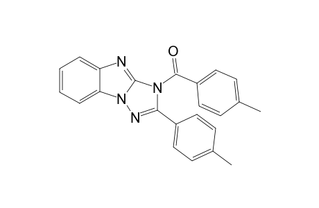 1(or 3)-(4-Methylbenzoyl)-2-(4-methylphenyl)-1(or 3)H-1,2,4-triazolo[1,5-a]benzimidazole