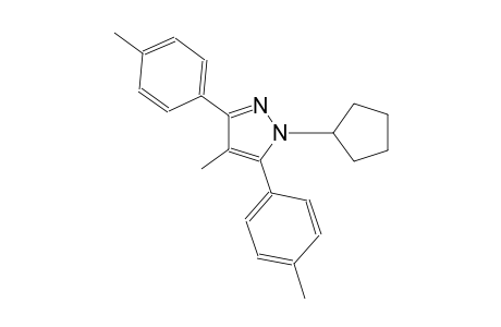 1-cyclopentyl-4-methyl-3,5-bis(4-methylphenyl)-1H-pyrazole