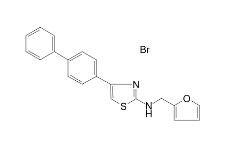 N-(4-[1,1'-biphenyl]-4-yl-1,3-thiazol-2-yl)-N-(2-furylmethyl)amine hydrobromide