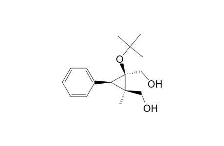 1,2-Cyclopropanedimethanol, 1-(1,1-dimethylethoxy)-2-methyl-3-phenyl-, (1.alpha.,2.beta.,3.beta.)-