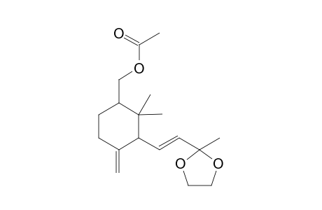 1-[(Acetoxymethyl]-2,2-dimethyl-3-[2'-(2"-methyl-1",3"-dioxolan-2"-yl)ethenyl]-4-methylidenecyclohexane