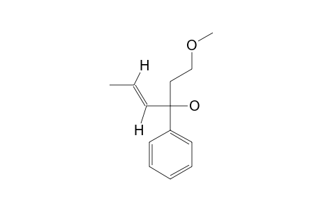 (E)-1-METHOXY-3-PHENYLHEX-4-EN-3-OL