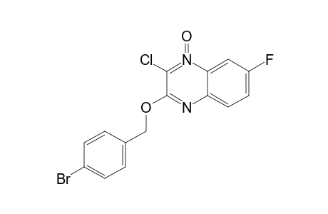 3-(4-Bromobenzyloxy)-2-chloro-7-fluoroquinoxaline 1-Oxide