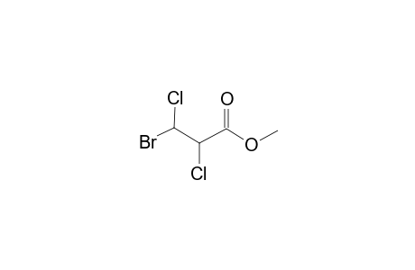 Methyl 3-bromo-2,3-dichloropropanoate