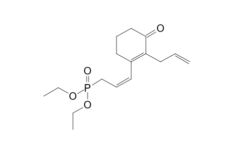 Diethyl 3-(2'-allyl-3'-oxocyclohexenyl)pent-2-enylphosphoate