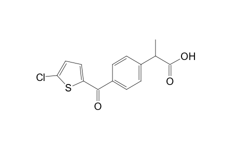 p-(5-chloro-2-thenoyl)hydratropic acid